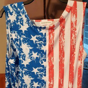 Makarthy Patriotic sleeveless Top